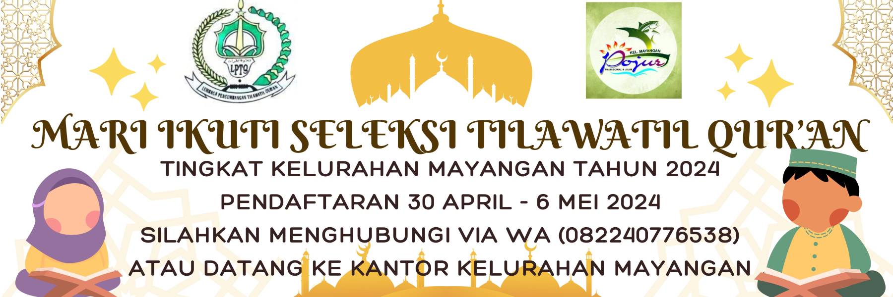 Seleksi STQ Kelurahan Mayangan